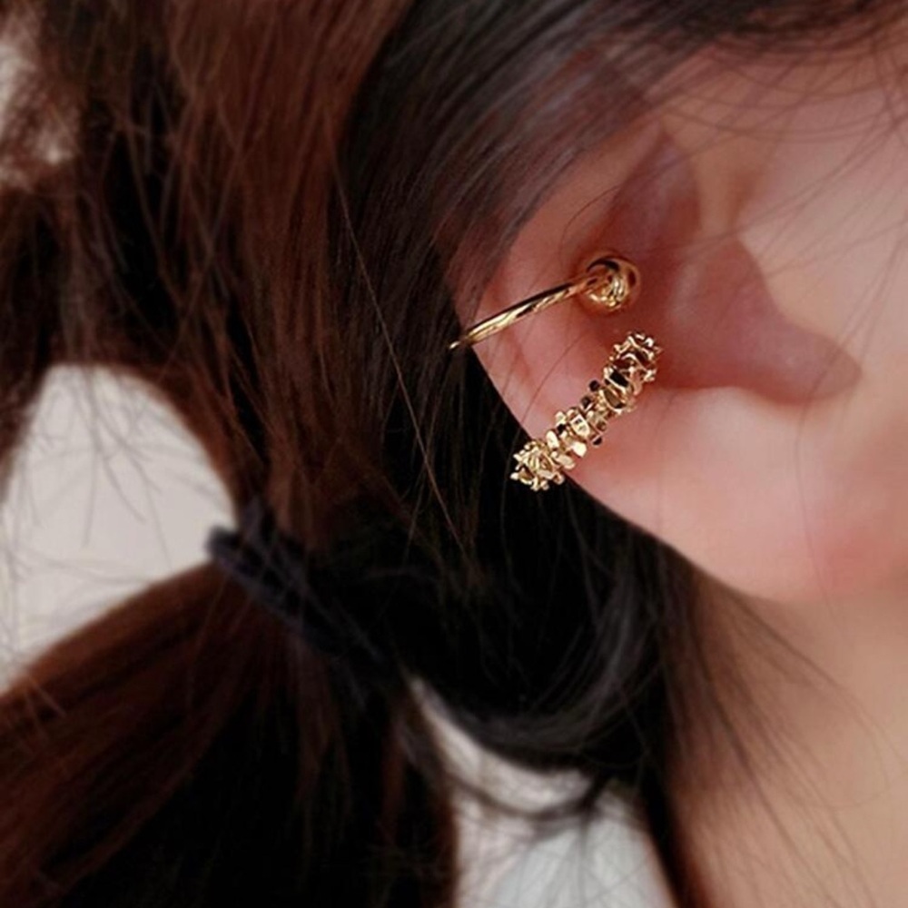 Gold 2pc Ear Cuffs
